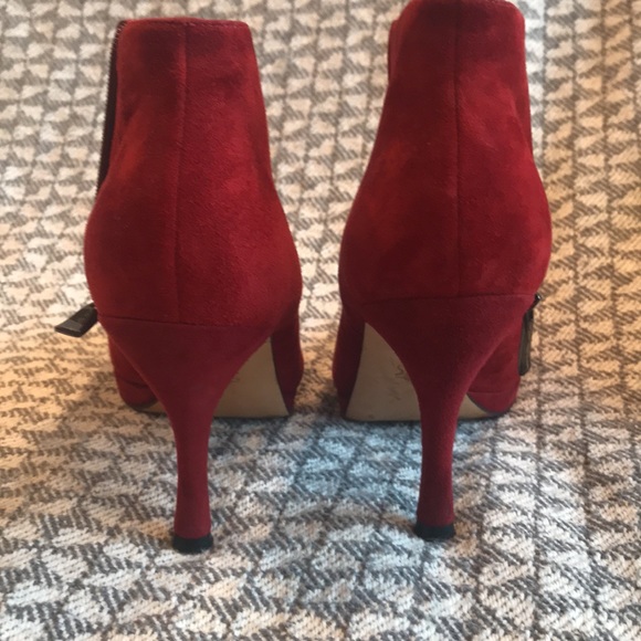 Via Spiga suede ankle zip booties - Picture 5 of 8